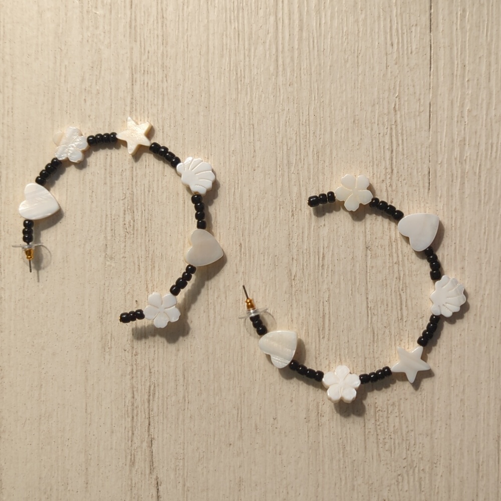 Lele Sadoughi Colette Hoop Earrings